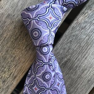 NWOT RARE ROBERT TALBOTT MEDALLION Silk Necktie